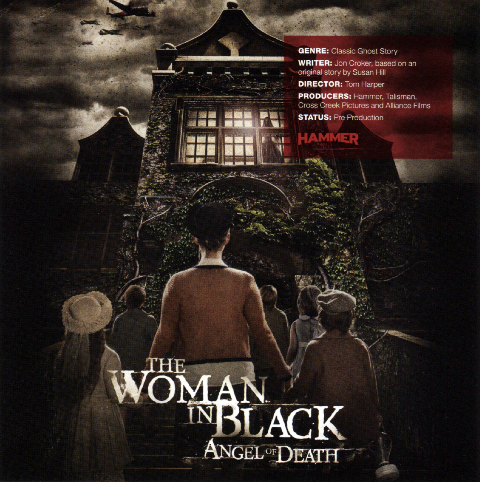 The woman in black