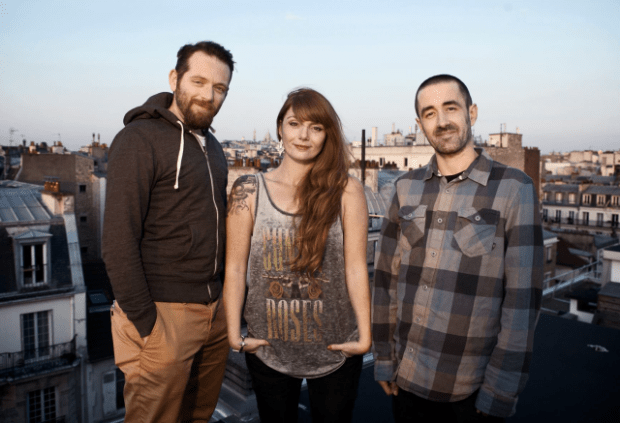 De gauche à droite : Laurent Duroche, Christelle Gras et Yohan Labrousse